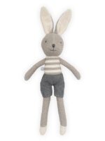 Jollein 037-001-65366 Stofftier Kuscheltier Hase Kaninchen Junge Joey grau2. – Bild 6