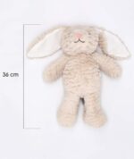 Mollis Hase Kuscheltier Baby (36cm groß) – Weiches Stofftier für Kinder & Babys –lhase – Bild 4