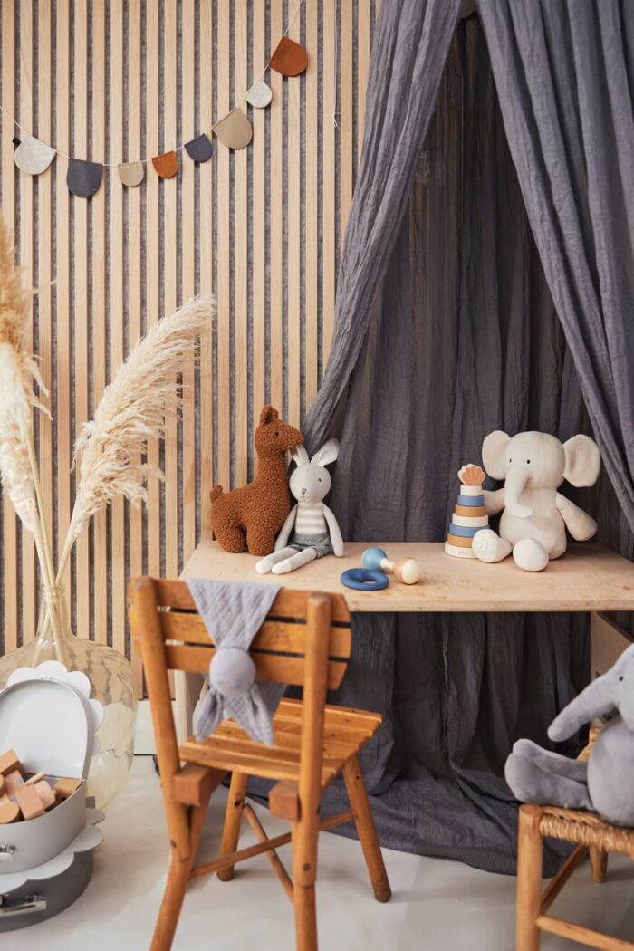 Jollein 037-001-65366 Stofftier Kuscheltier Hase Kaninchen Junge Joey grau2. – Bild 5