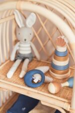 Jollein 037-001-65366 Stofftier Kuscheltier Hase Kaninchen Junge Joey grau2. – Bild 7