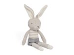 Jollein 037-001-65366 Stofftier Kuscheltier Hase Kaninchen Junge Joey grau2.