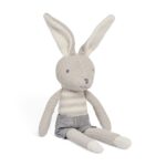 Jollein 037-001-65366 Stofftier Kuscheltier Hase Kaninchen Junge Joey grau2.