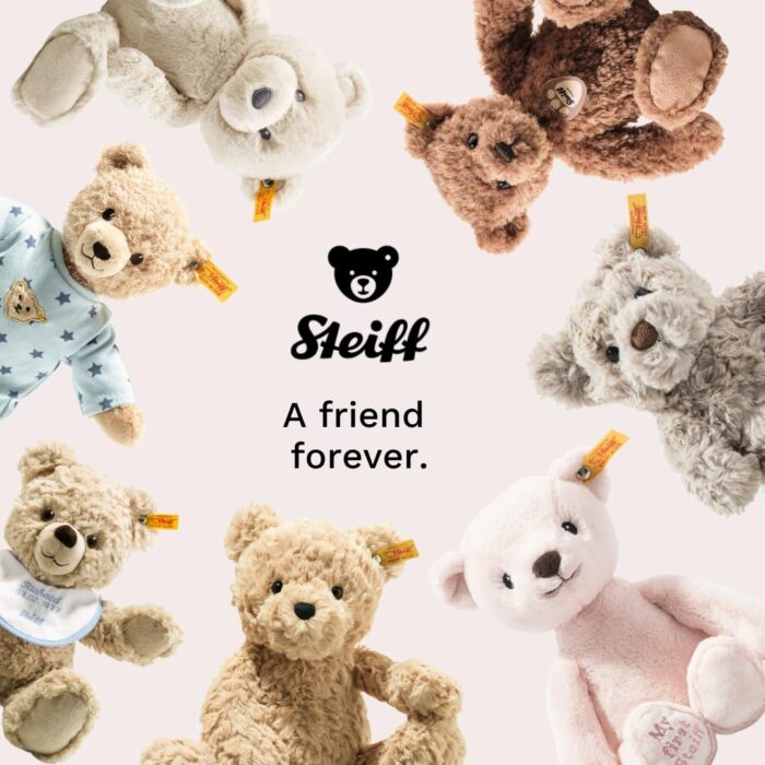 Steiff Kuscheltier Dinkie Esel, Süßes Stofftier mit Kunststoffaugen, Kinder, Jungen & Mädchen, Friends, Plüschtier 2 – Bild 3