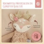 Bieco Kuscheltier Reh Ella mit Rassel | Baby Kuscheltier ab 0 Monate Stofftier Baby Plüschtier Re – Bild 4